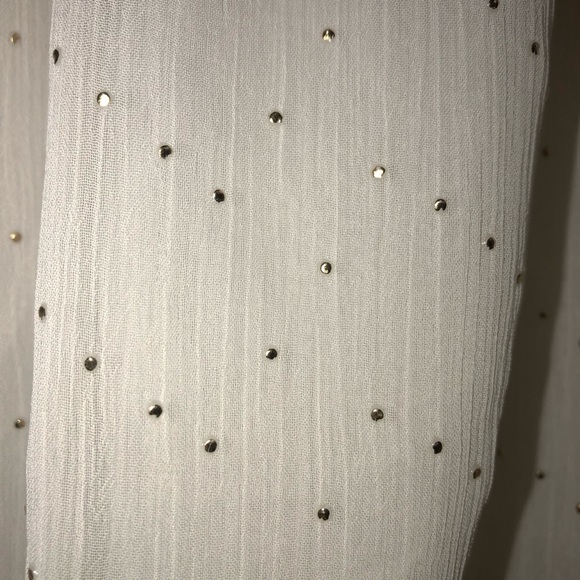 Elle creamy white peasant top - Picture 6 of 7